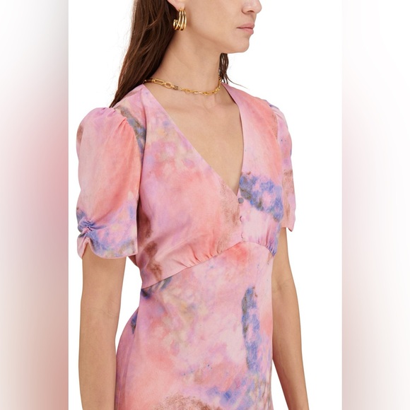 🔥🔥🔥NEW Marc Jacobs 1930s Silk Printed Midi Dress - Picture 4 of 9